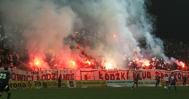 LKS Lodz-fans.