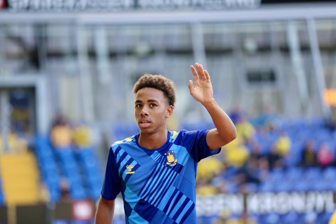 Brøndby-spilleren Noah Nartey