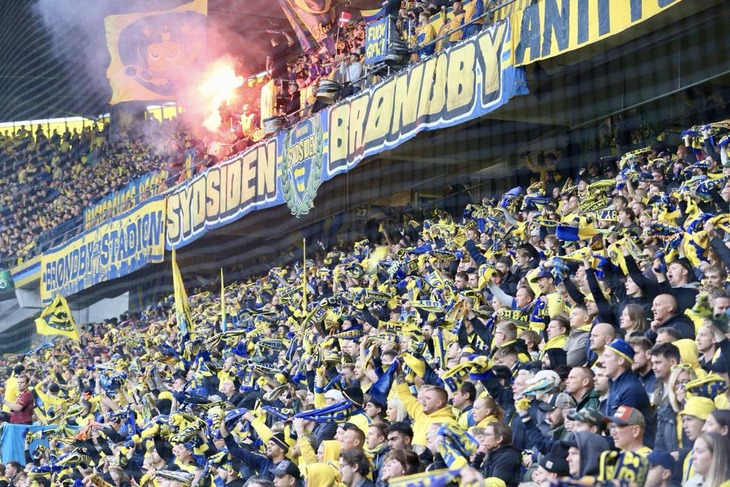 Sydsiden på Brøndby Stadion