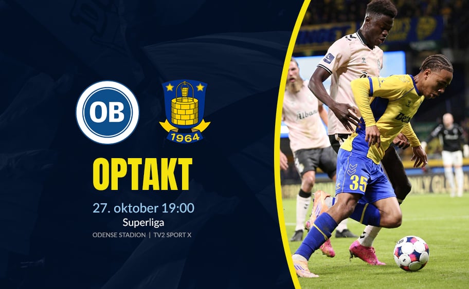 Optakt til OB - Brøndby i Superligaen