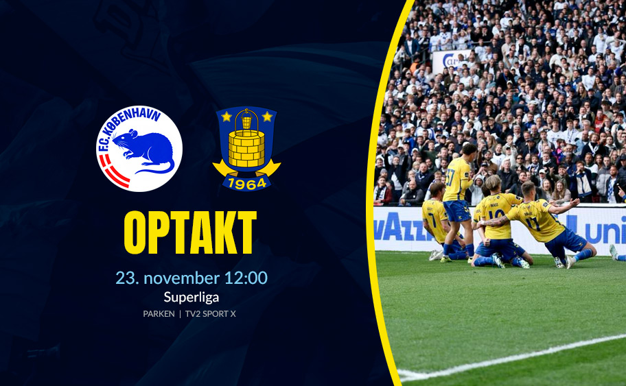 optakt til fck - Brøndby den 23. november 2025
