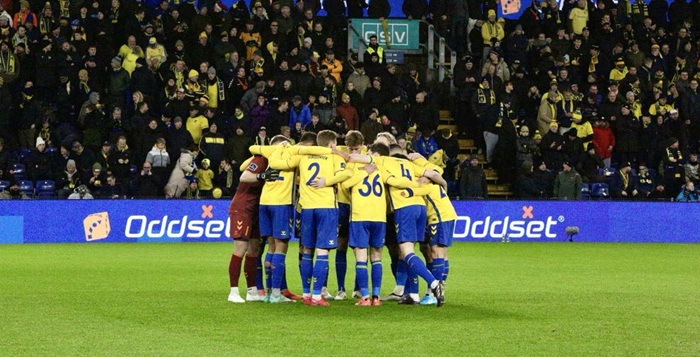 Brøndby-spillere på Brøndby Stadion